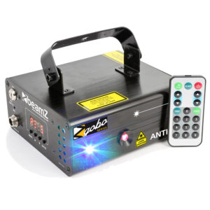 Beamz Panther 80 Moving Head Spot Light with Rotating Lenses – 6x 12W