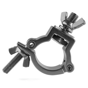 BeamZ BC35B-75 Compact Half Coupler Slimline 75kg Black